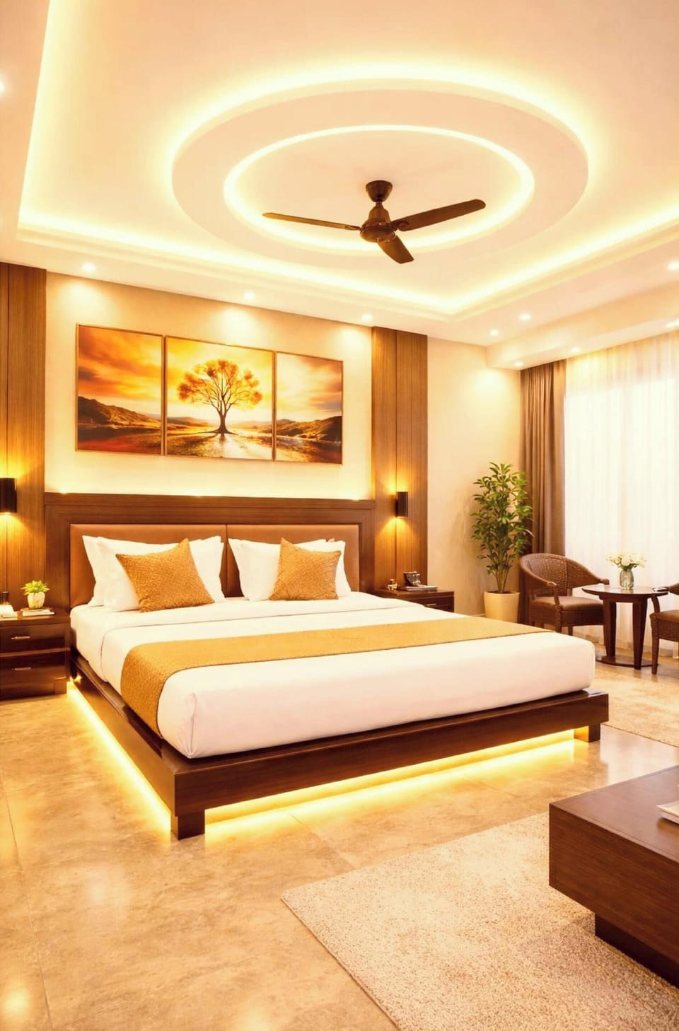 Hypo-allergenic bedding, desk, soundproofing, free WiFi