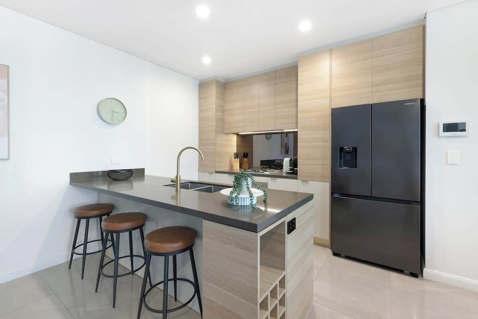 Enjoy a home cooked mean in our fully equipped gourmet kitchen with quality appliances & Nespresso coffee machine with milk frother 