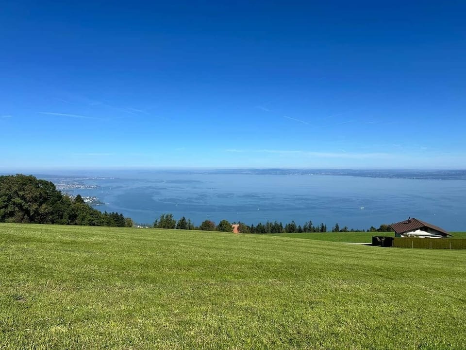 6 Minuten entfernt ist der 5 Länderblick - der schönste Ausblick über den Bodensee