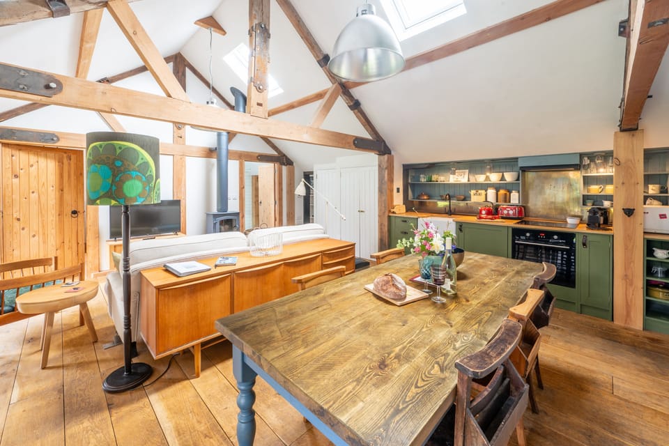 Ground floor: Enter in to splendid open-plan accommodation for two