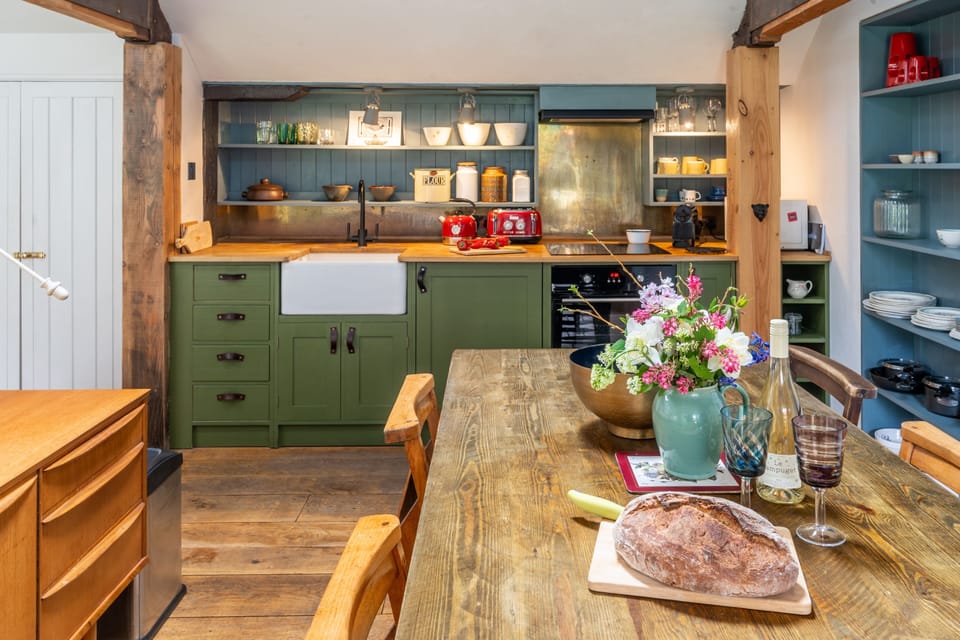 Ground floor: The well-equipped kitchen