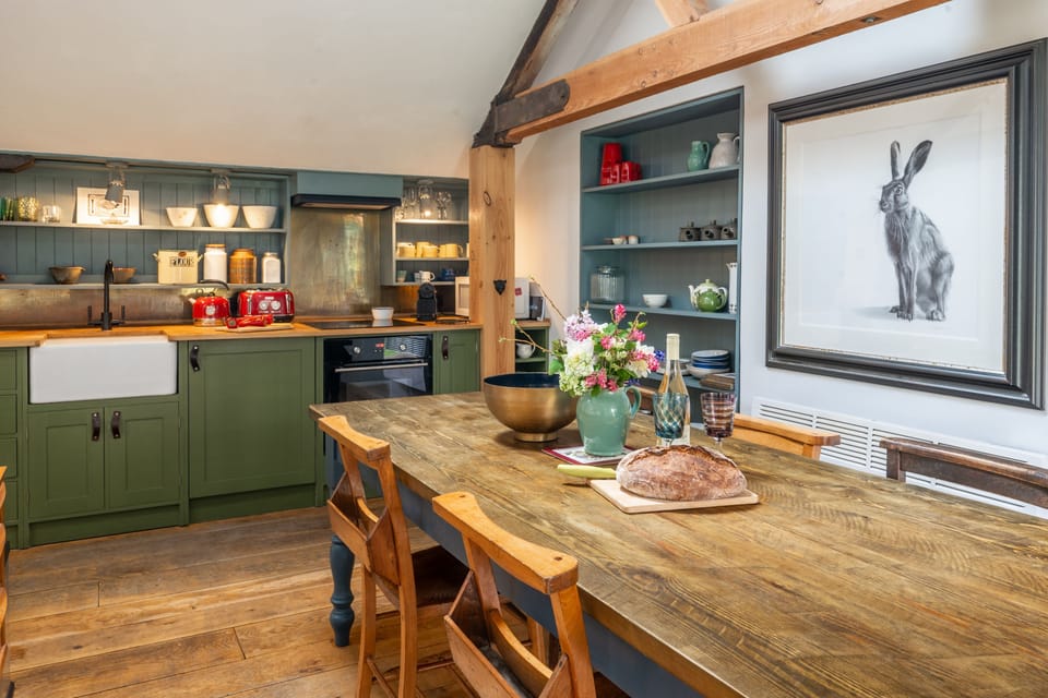 Ground floor: Kitchen and dining area