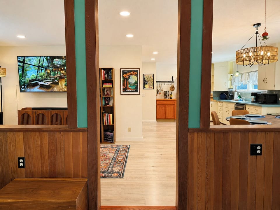 Boho Burrow, a rustic midcentury home w sweet modern touches