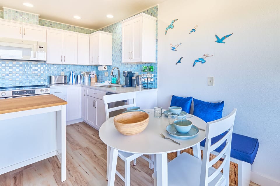 Kitchen with dining space