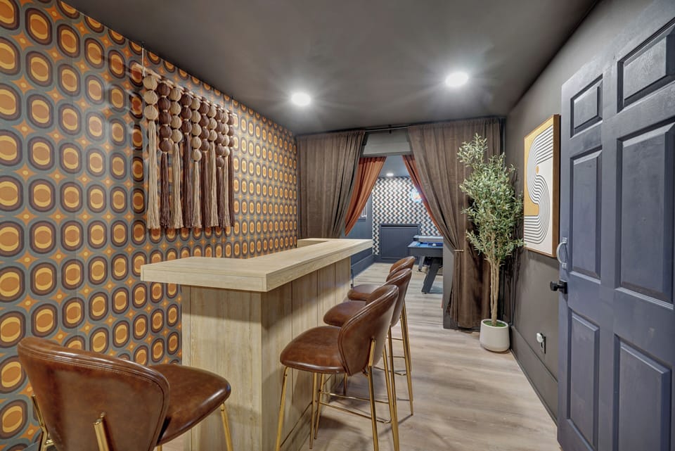 Dedicated laundry room for extended stays and large groups.