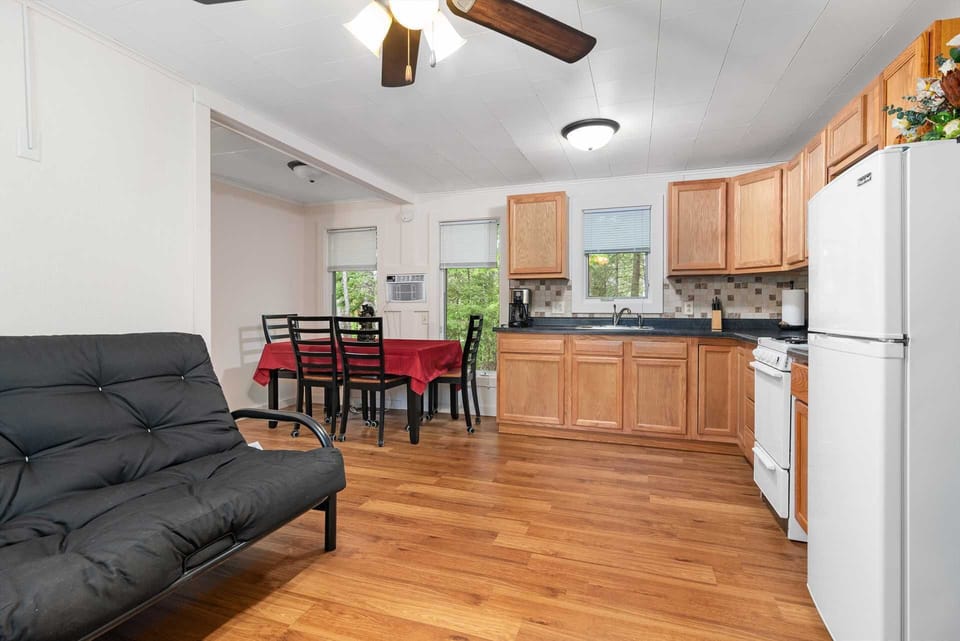 Bright, open dining space perfect for family meals, game nights, or planning your next adventure