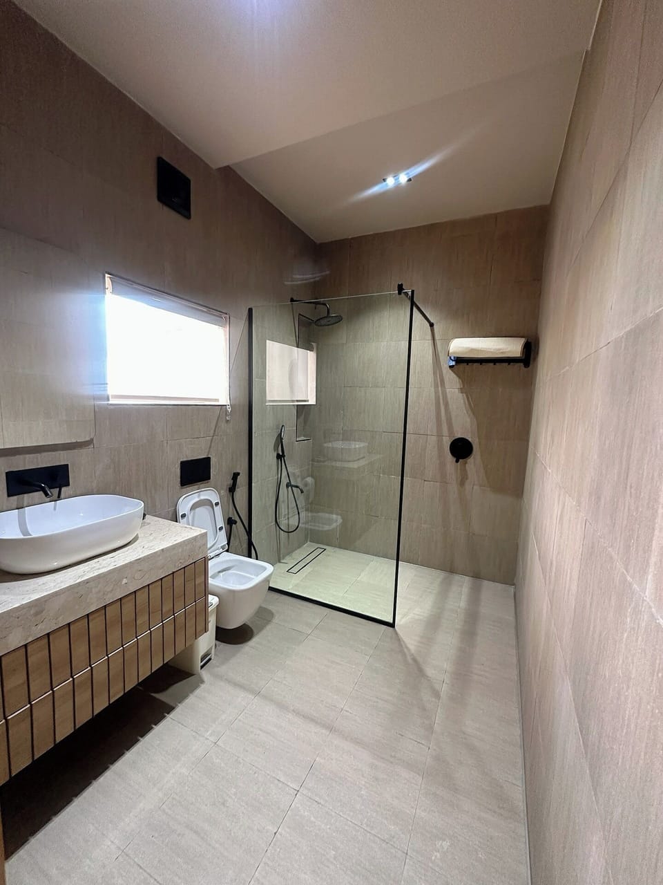 Economy Room, Balcony, City View | Bathroom | Free toiletries, hair dryer, towels, soap