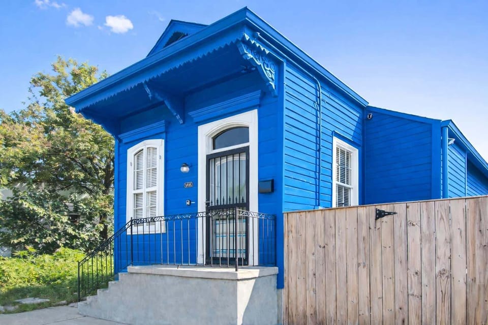 Charming exterior with a private entrance, offering a welcoming and convenient arrival.