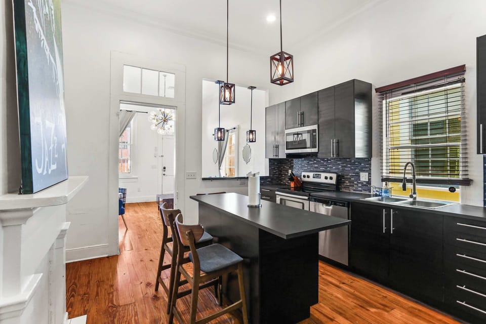 Open-concept kitchen and living flow, making it easy for everyone to stay connected while cooking or relaxing.