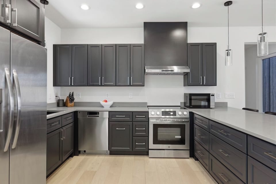 Sleek, modern kitchen with elevated finishes