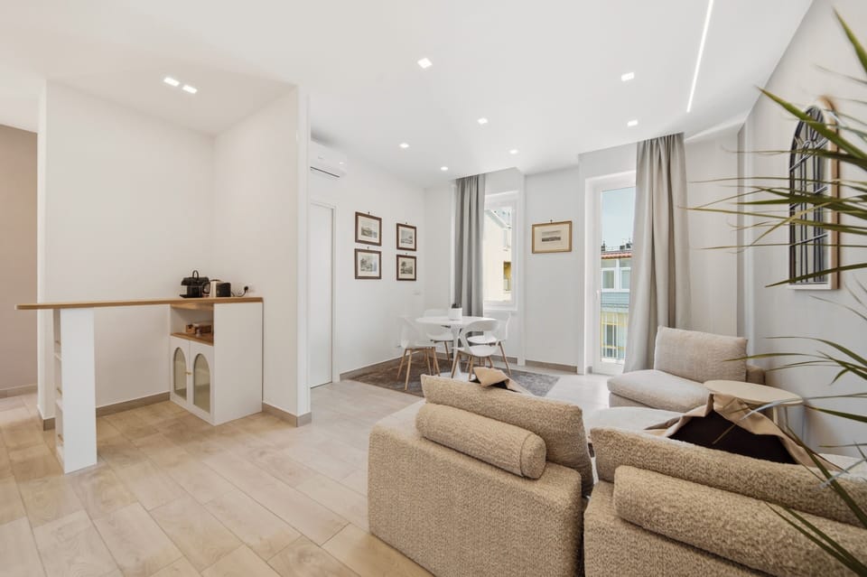 Premium Apartment, City View | Living area | 45-inch Smart TV with satellite channels