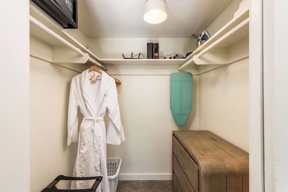Primary Closet | Meiselman in Palm Springs, California by Luxus Vacation Properties