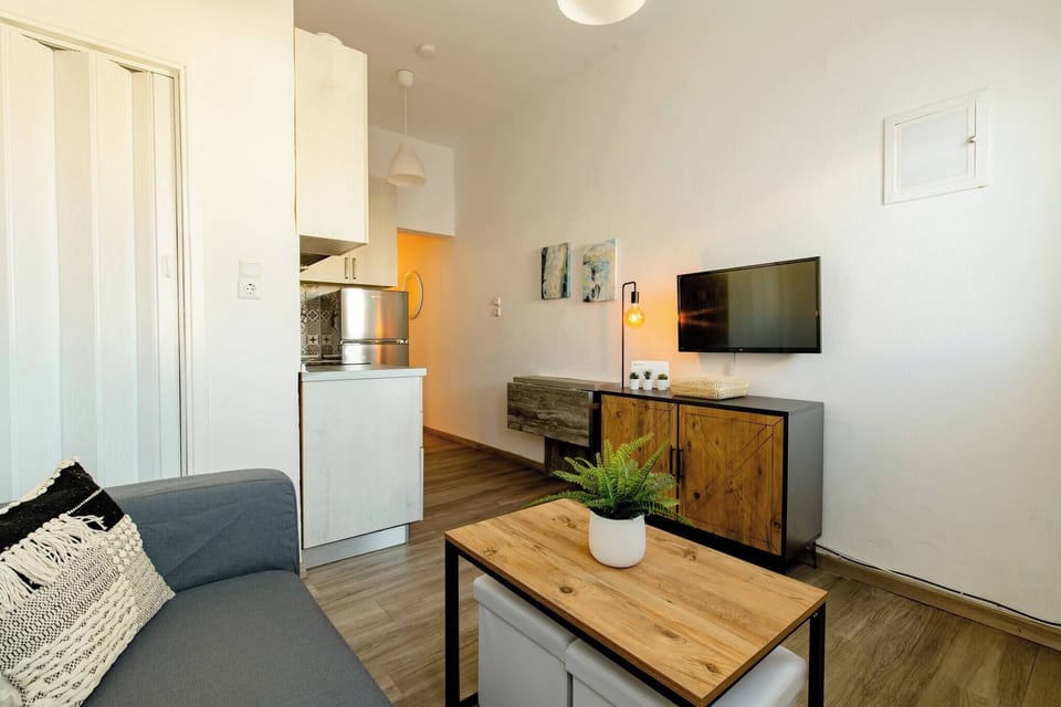 Apartment, 1 Bedroom, Balcony | Living room | Books