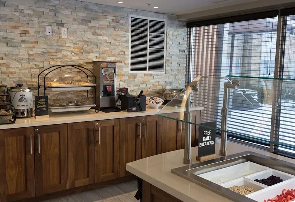 Free daily breakfast included for your stay - featuring fresh daily selections!