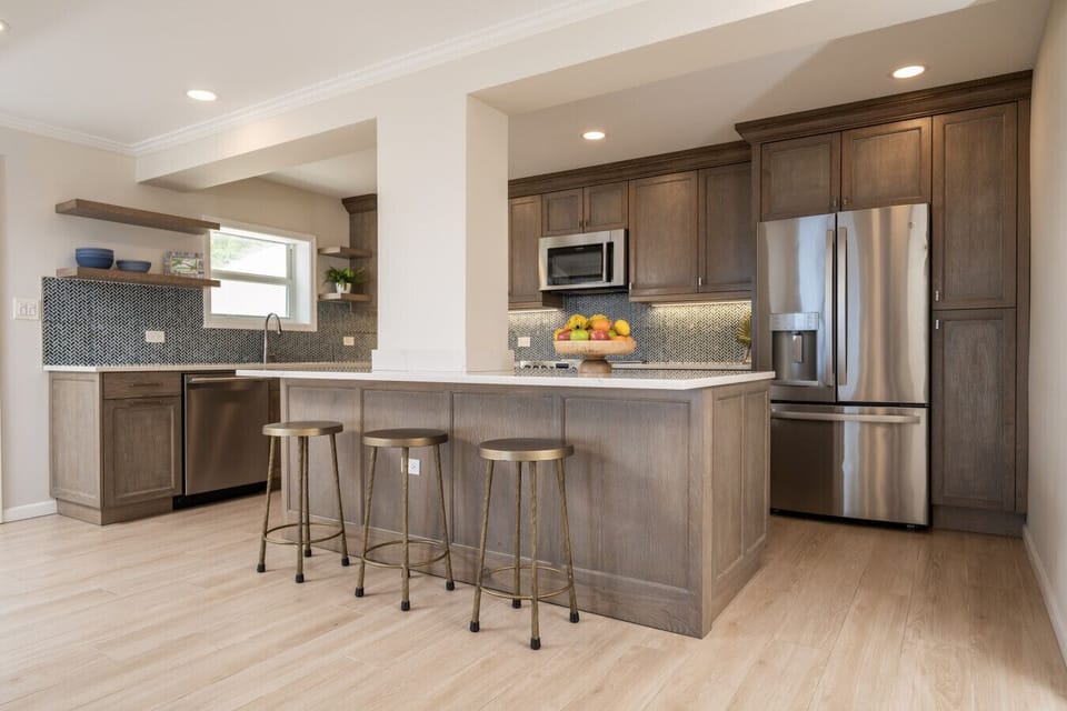 Modern kitchen with open layout