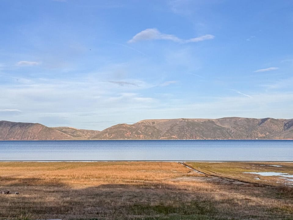 Beach front and lake access to our cabin