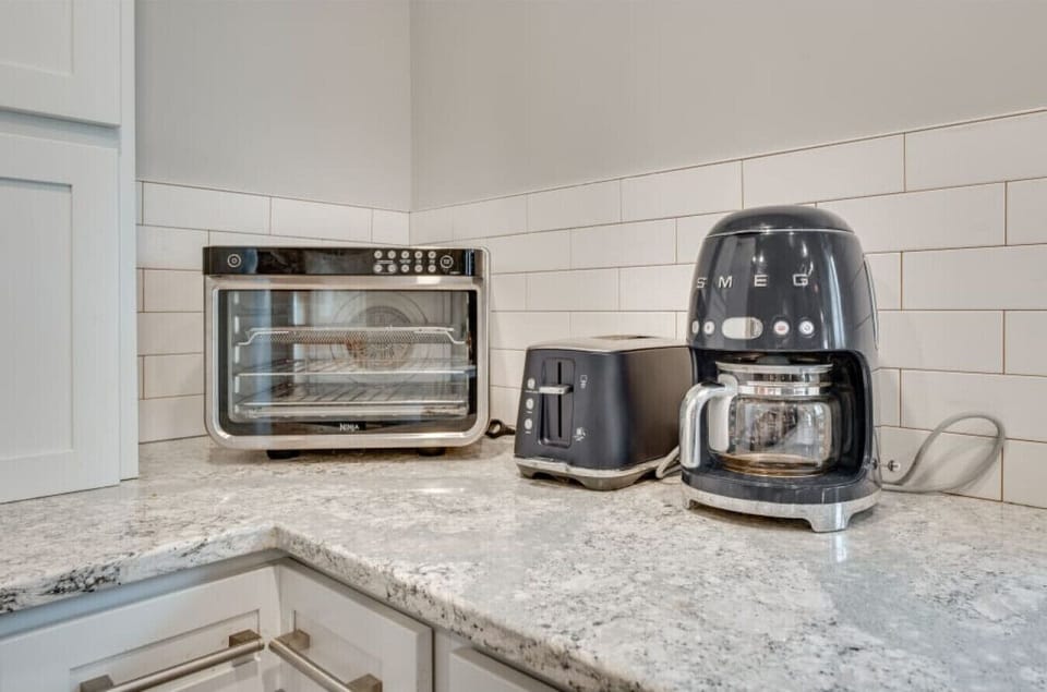 Coffee Station | Espresso Machine | Toaster Oven & Countertop Setup