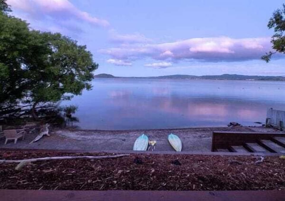 Sunset over Lake Rotorua