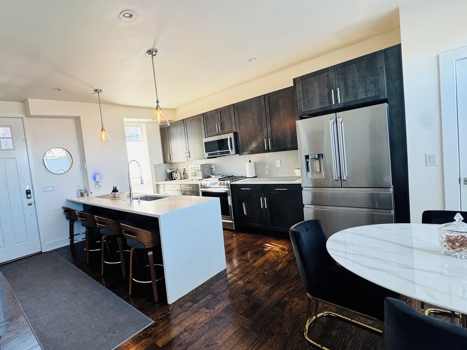 Kitchen and dining space