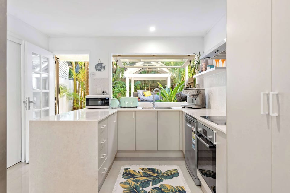 Functional kitchen designed for easy holiday cooking