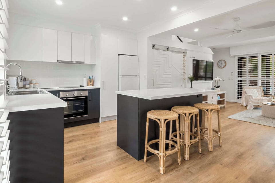 Fully equipped kitchen with everything needed for preparing holiday meals