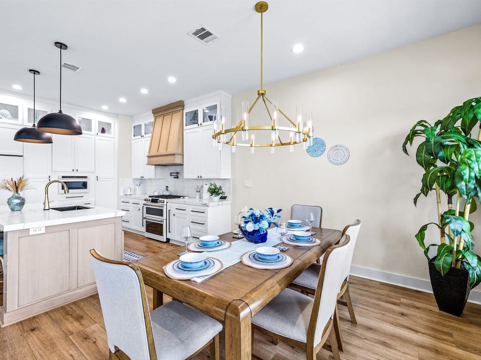 Gather, cook, and dine together with plenty of space
