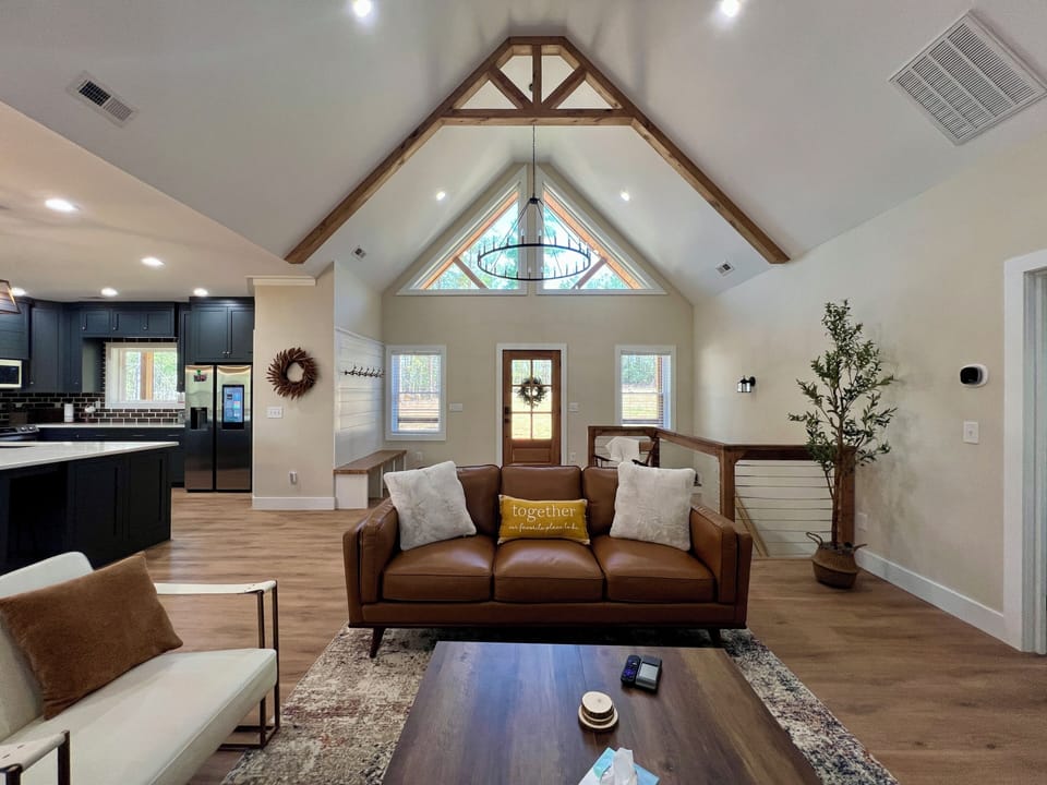Living Room looking at Kitchen/Front Door