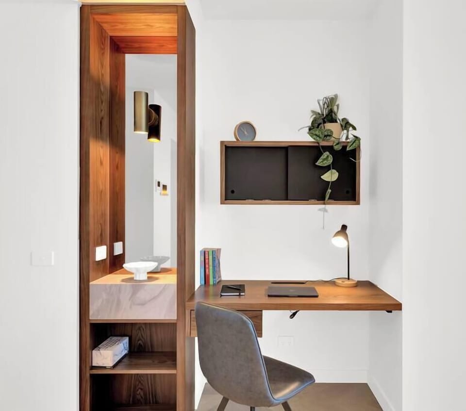 Dedicated workspace with desk