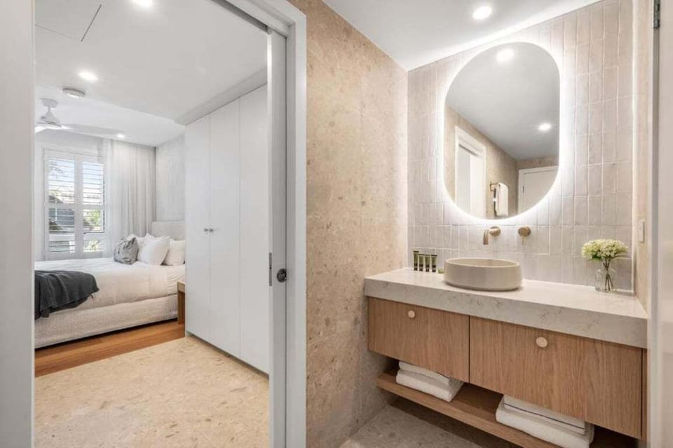 Bedroom with private ensuite bathroom