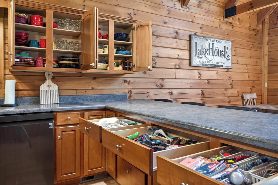 Kitchen: Cook for the whole group in this spacious kitchen with everything you need, including serious coffee options.