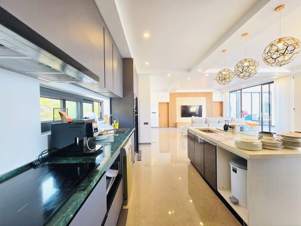 Villa, Ocean View | Private kitchen | Microwave, stovetop