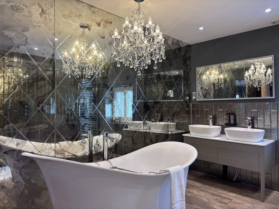 Double Room (The Flower Shop) | Bathroom | Hair dryer, towels, soap, shampoo