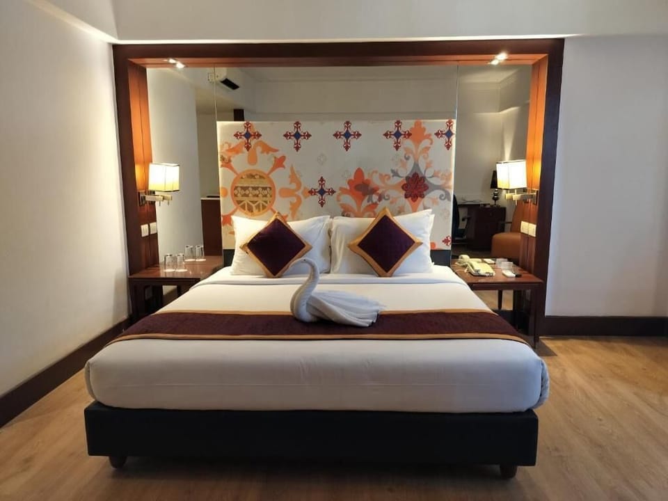 Premium Double Room, City View | Desk, laptop workspace, iron/ironing board, free WiFi