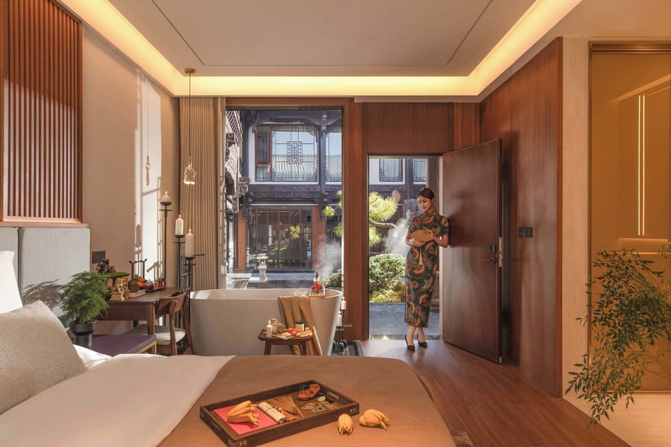 Grand Double Room, Courtyard View | Down comforters, desk, blackout drapes, iron/ironing board (on request)