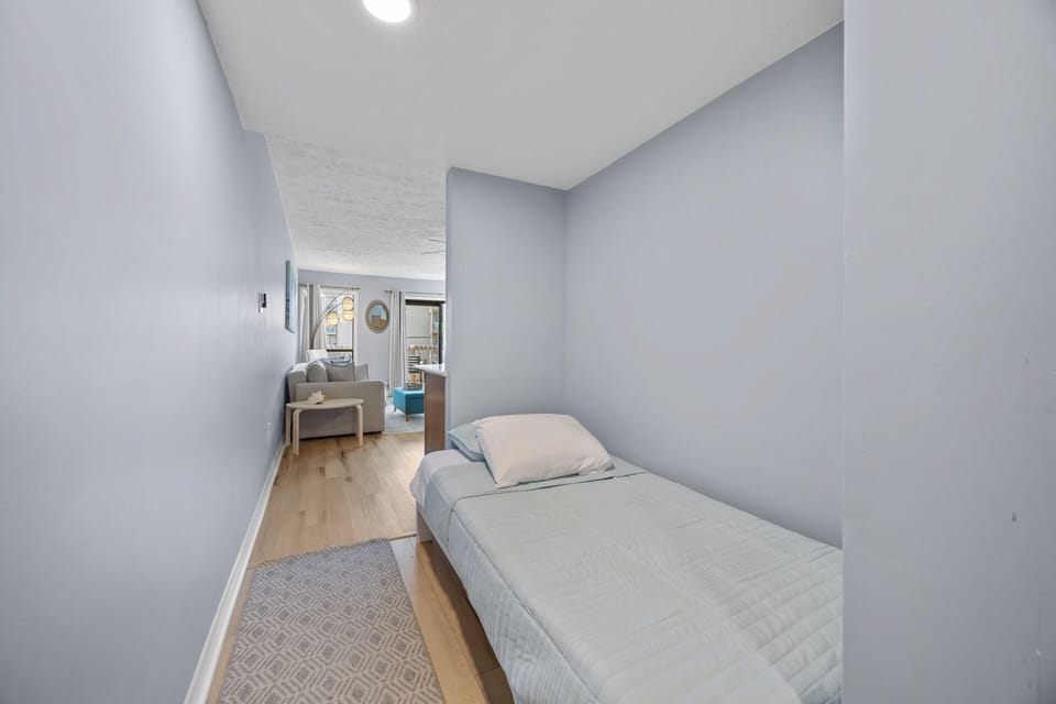 Twin Bed in Hall
