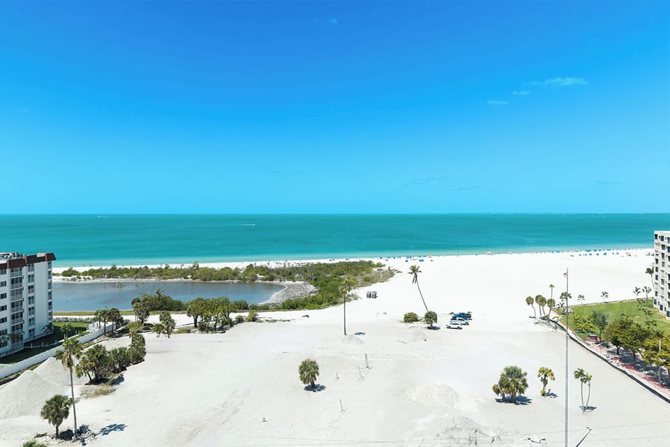Beach access is just across the street from Estero Cove