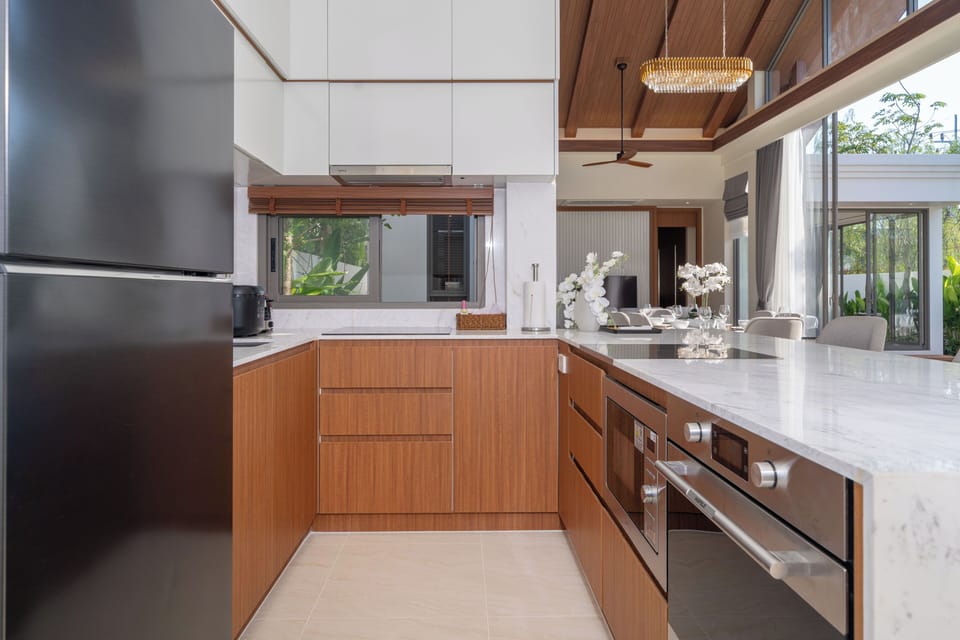 Villa, Non Smoking, Pool View | Private kitchen | Toaster