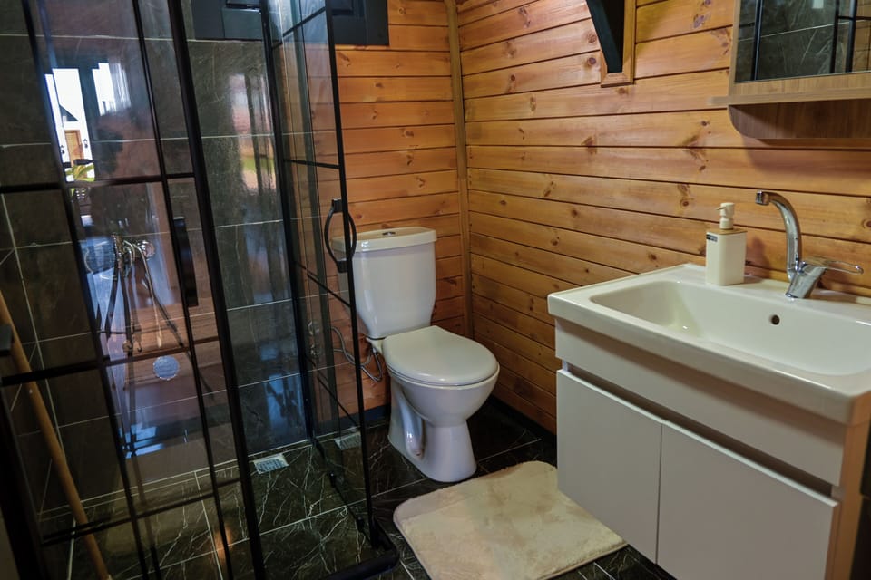 Comfort Bungalow, Pool View | Bathroom | Free toiletries, hair dryer, towels, soap