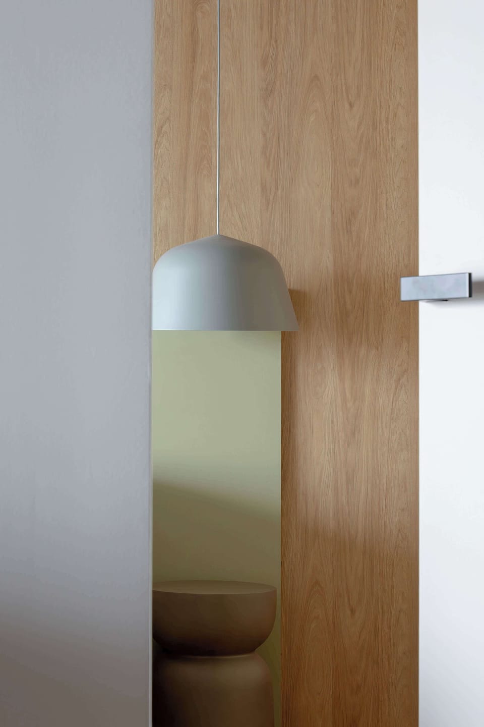 The simple design emphasizes modern functionality and clean lines.