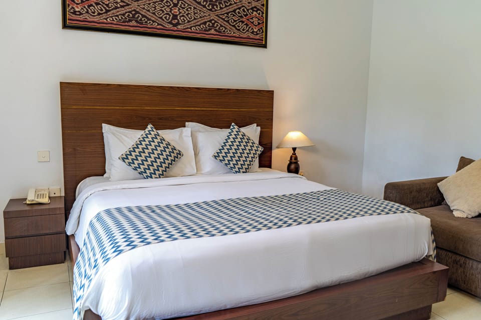 Standard Double or Twin Room, Balcony, Pool View | Desk, laptop workspace, free WiFi