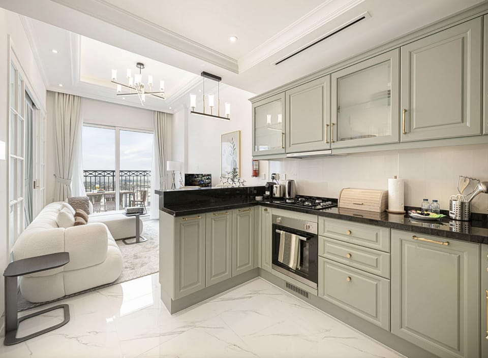 Standard Apartment, Balcony | Private kitchen