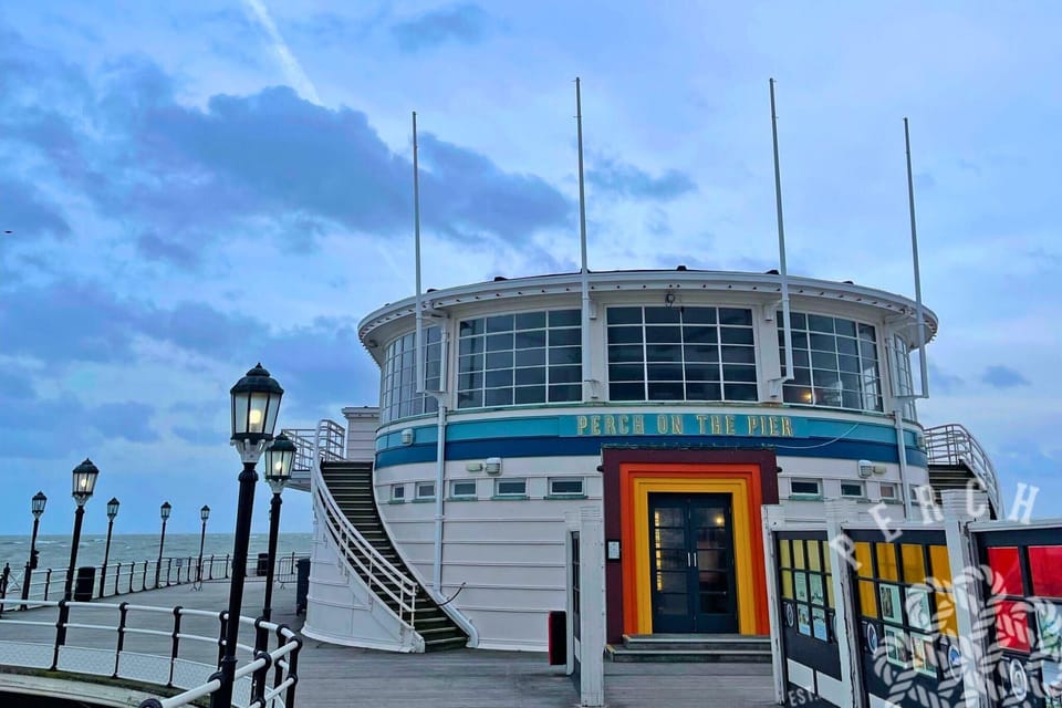 Seaside town of Worthing with its long promenade, pebble beach and relaxed coastal charm along the South Coast