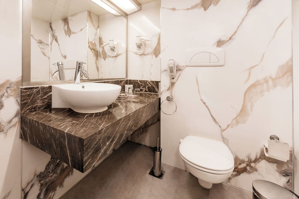 Standard Cabin | Bathroom | Separate tub and shower, free toiletries, hair dryer, bathrobes