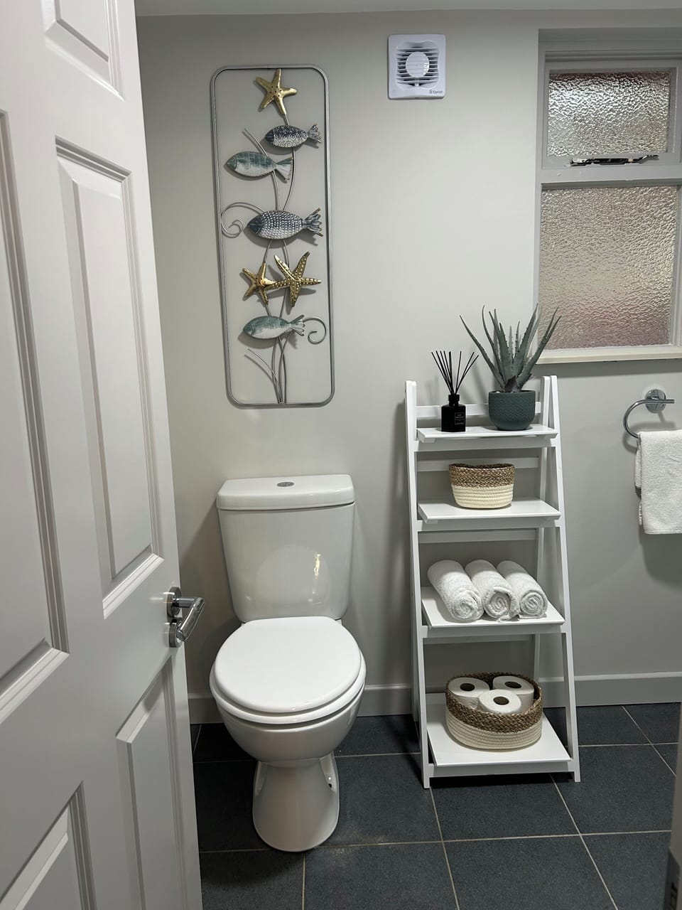Room 1 in No 4 Mill St | Bathroom | Shower, hair dryer, towels, soap