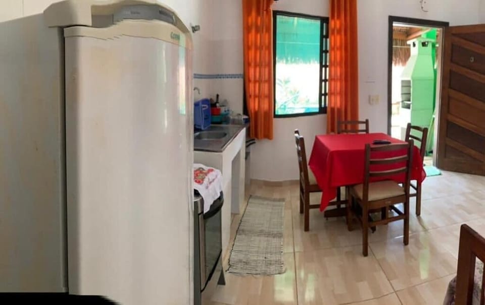Fridge, oven, cookware/dishes/utensils