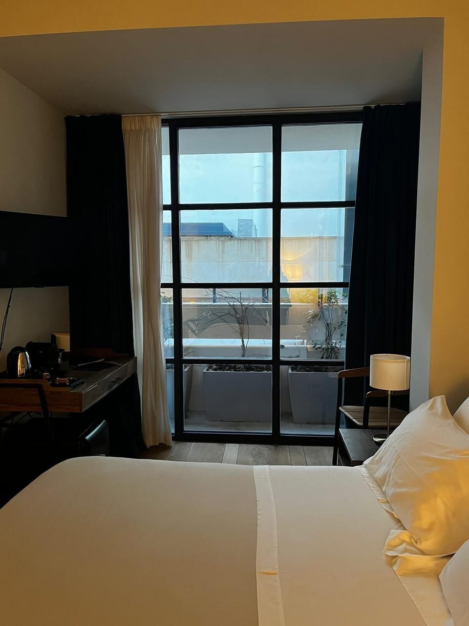 Deluxe Double Room, Balcony, Courtyard View | In-room safe, desk, laptop workspace, blackout drapes
