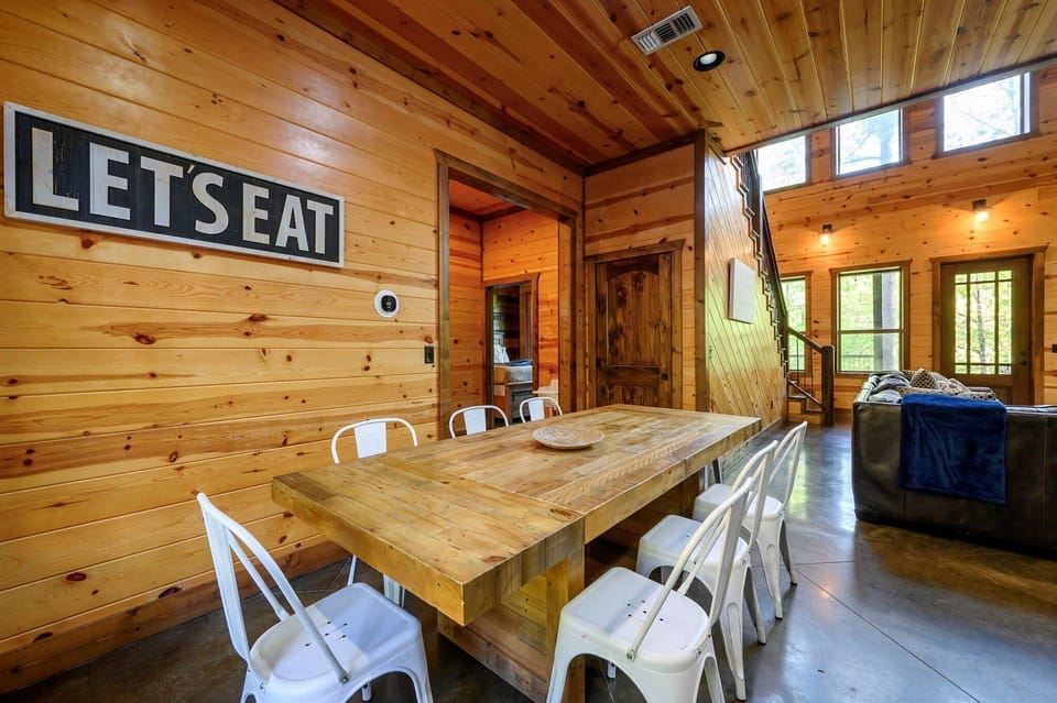 Make mealtime memories together at the dining table, seating 8​