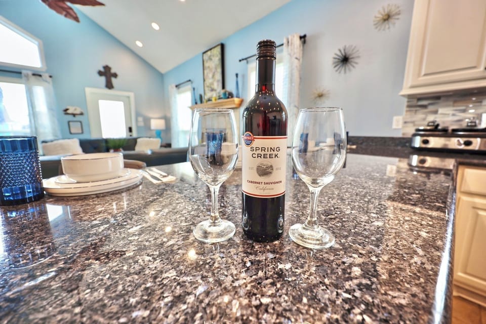 relax and have a glass of wine