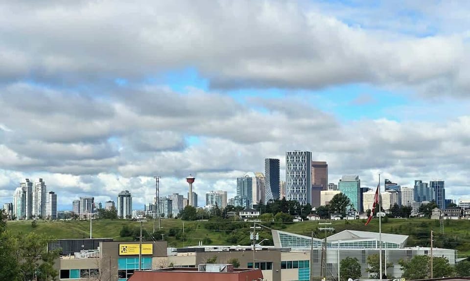 View from Mayland Heights off leash park
