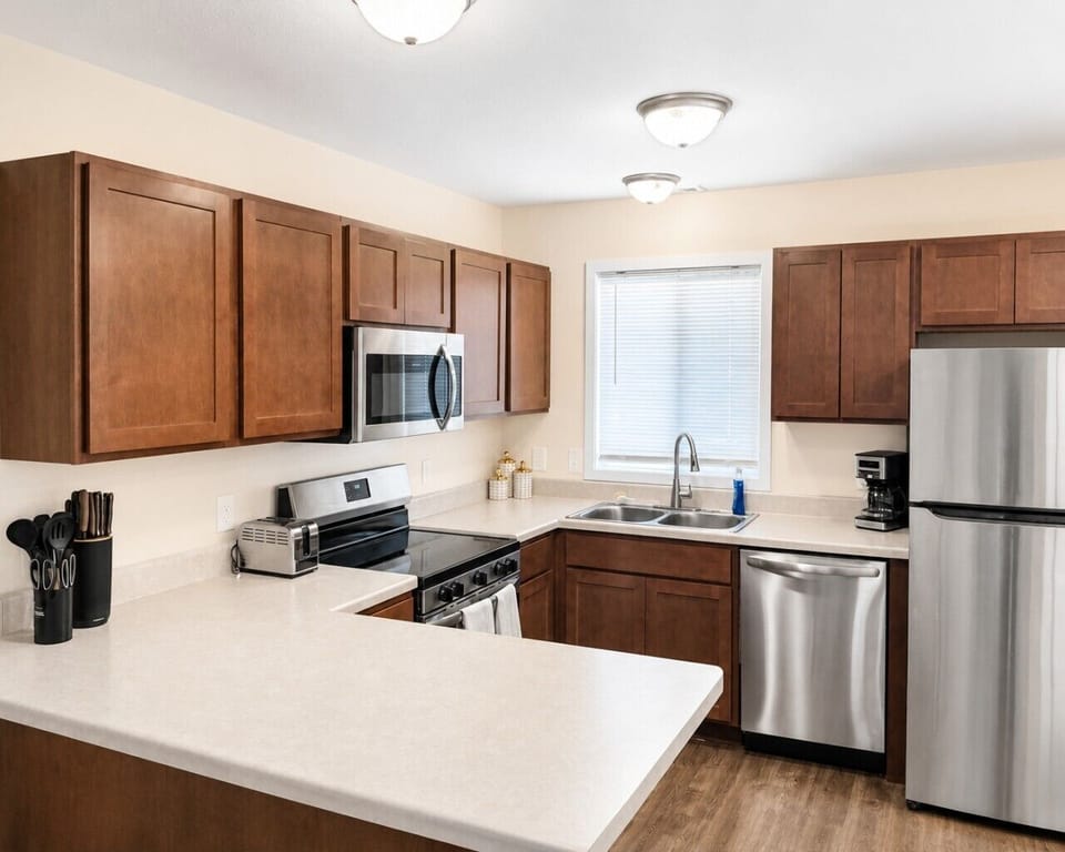 Fully equipped kitchen for easy stays